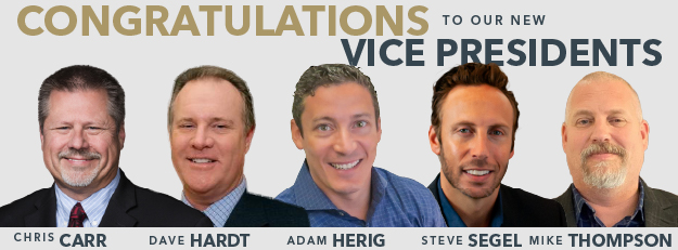 Congratulations to our New Vice Presidents!