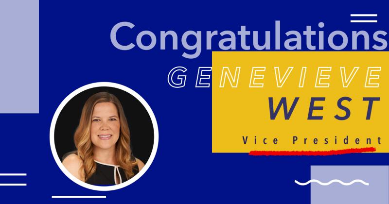 Genevieve West Recently Promoted to Vice President